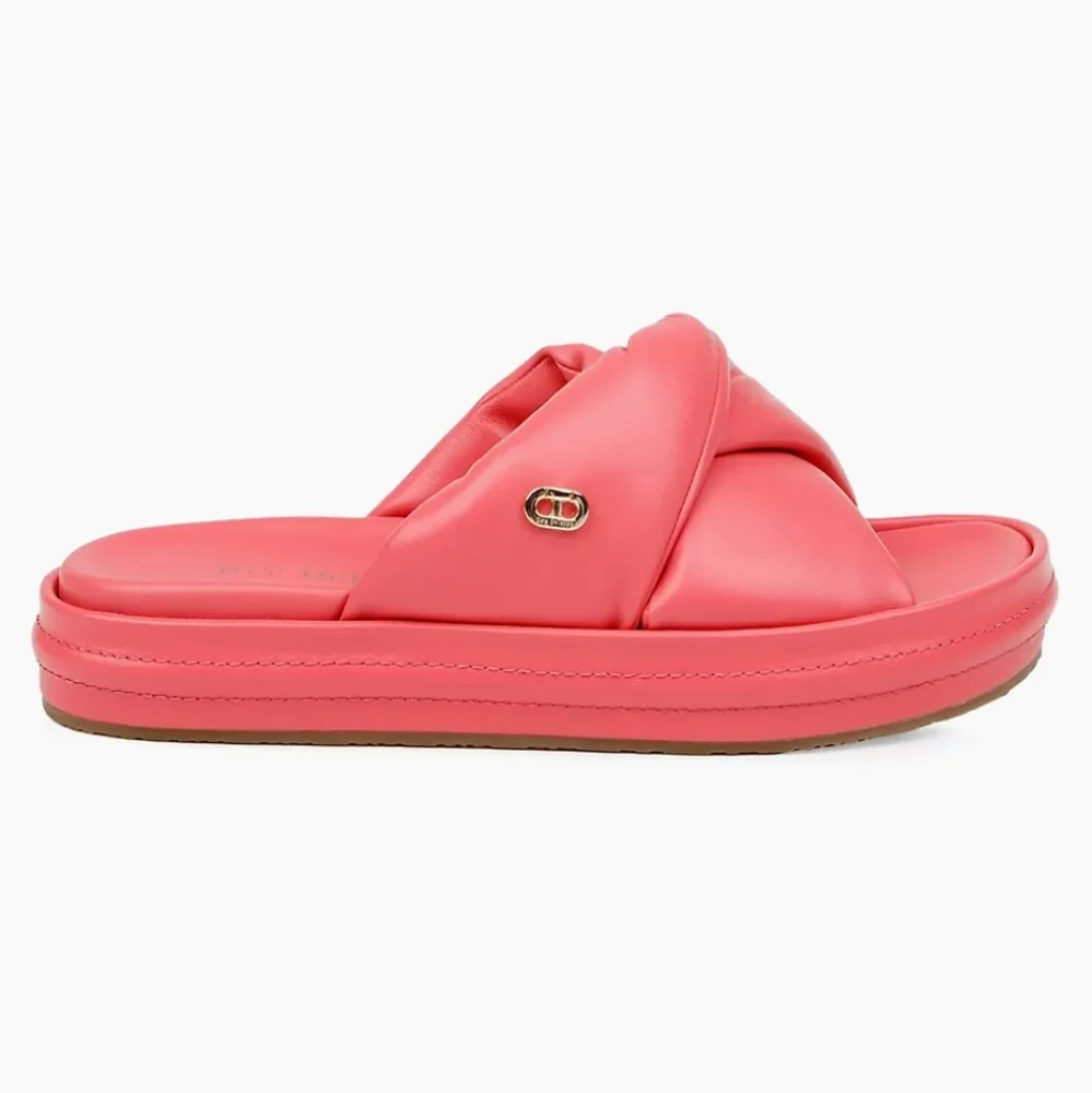 Dee Ocleppo Milan Leather Slides. Sz 7.5 NiB‎
